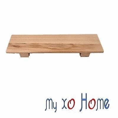 MyXOHome 11.75" x 3.5" Silky Light Golden Wood Serving Tray Image 4