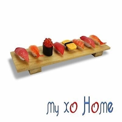 MyXOHome 11.75" x 3.5" Silky Light Golden Wood Serving Tray Image 4