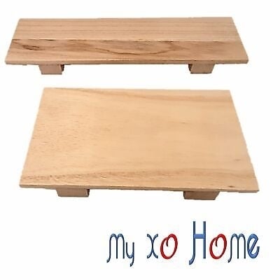 MyXOHome Set of 2 Silky Light Golden Wood Serving Tray by MyXOHome Image 2
