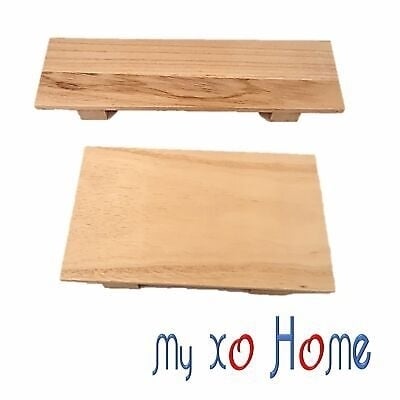 MyXOHome Set of 2 Silky Light Golden Wood Serving Tray by MyXOHome Image 3