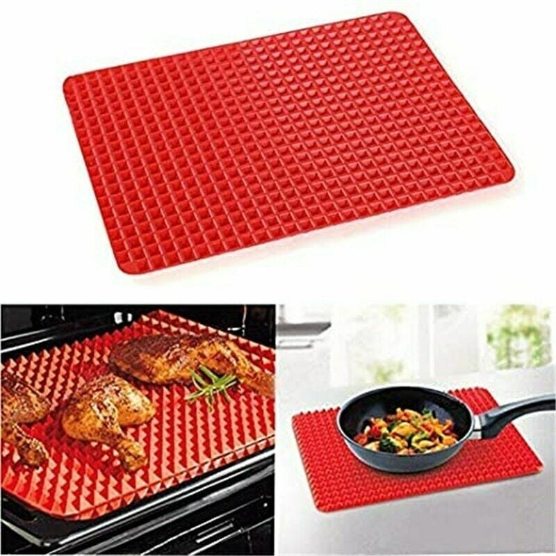 Raised Baking Mat Color: Red Image 4