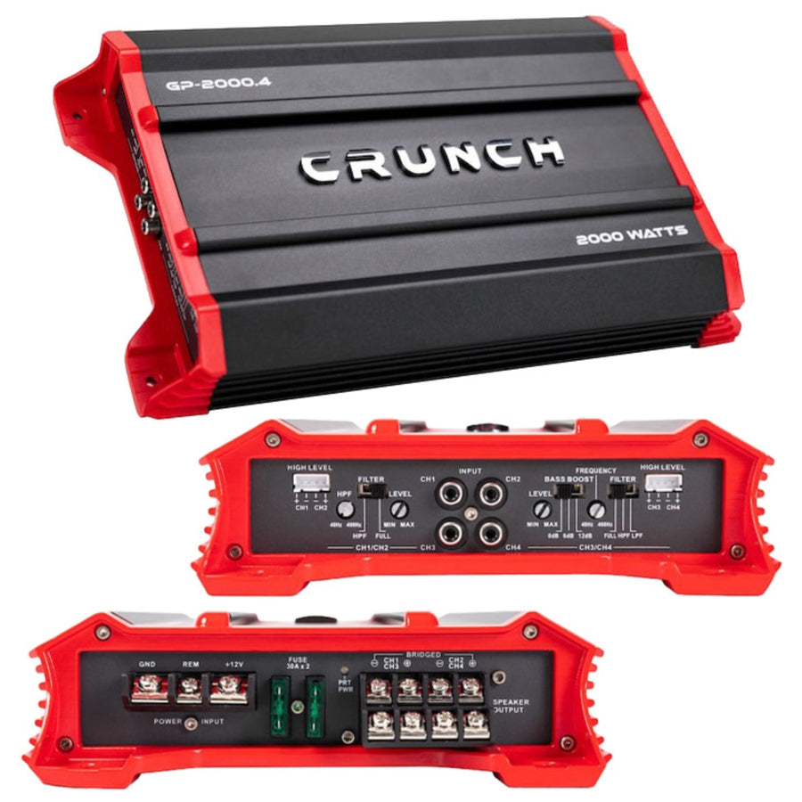 Crunch GP20004 4 Channel Amplifier 2000 Watts Image 1