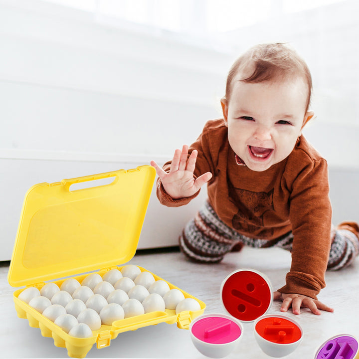 Dimple 26 Piece Match and Play Number Math Egg Toy for Kids STEM Learning Image 4