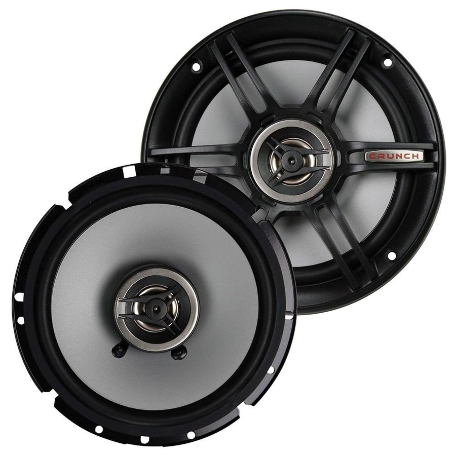 Crunch CS65CXS Full Range 3-Way Shallow Mount Car Speaker, 6.5" , Black Image 1