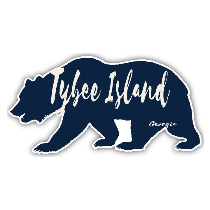 Tybee Island Georgia Souvenir Decorative Stickers (Choose theme and size) Image 1