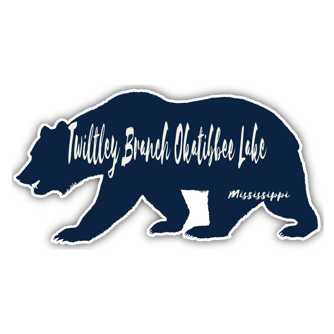 Twiltley Branch Okatibbee Lake Mississippi Souvenir Decorative Stickers (Choose theme and size) Image 1