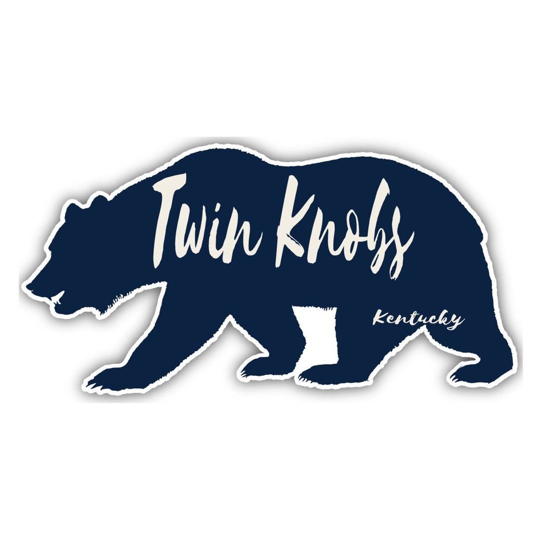 Twin Knobs Kentucky Souvenir Decorative Stickers (Choose theme and size) Image 1