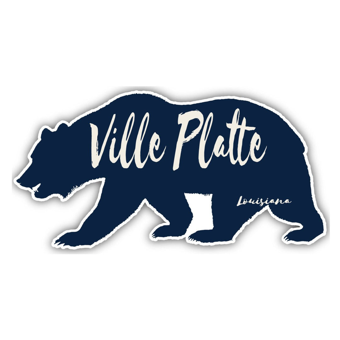 Ville Platte Louisiana Souvenir Decorative Stickers (Choose theme and size) Image 1