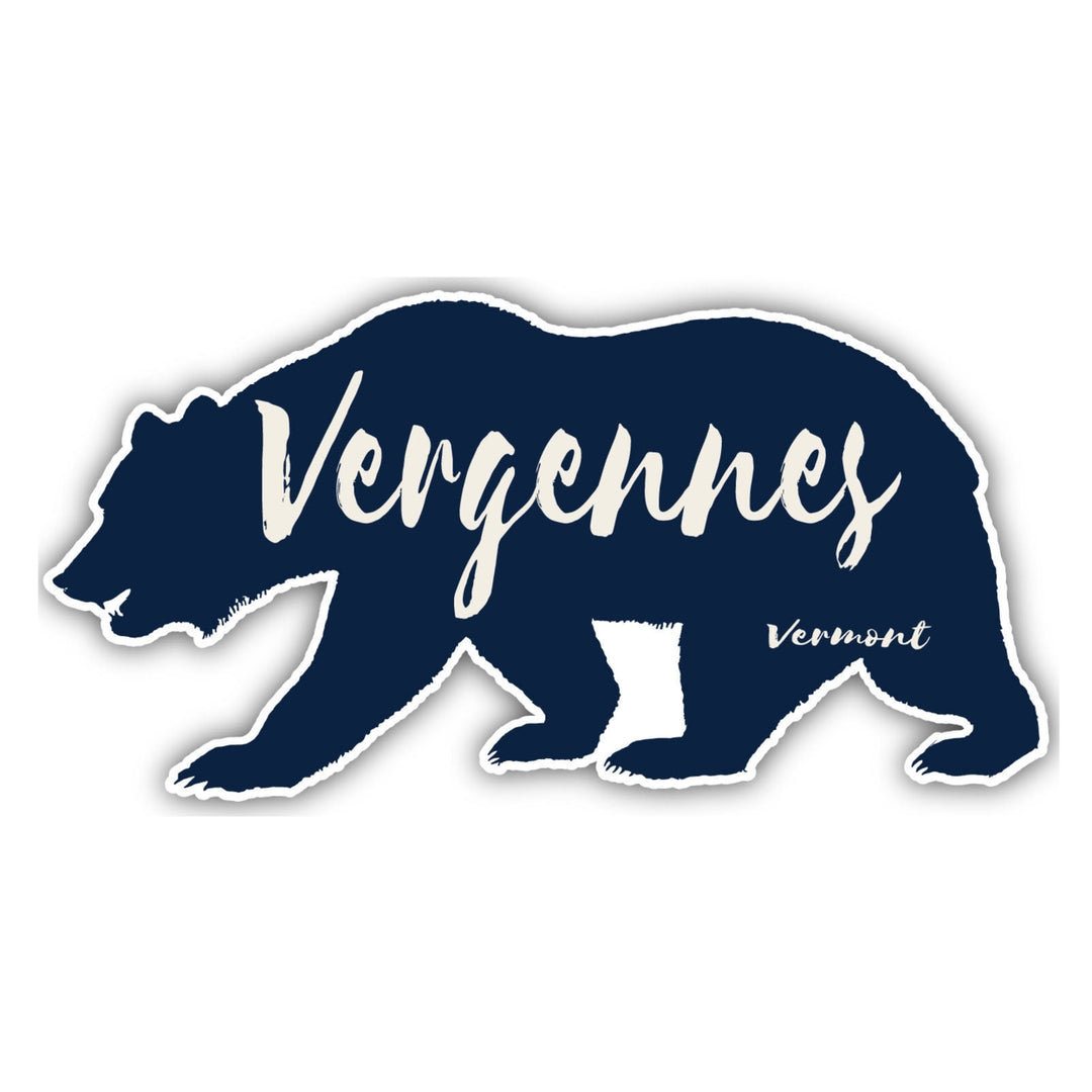Vergennes Vermont Souvenir Decorative Stickers (Choose theme and size) Image 1