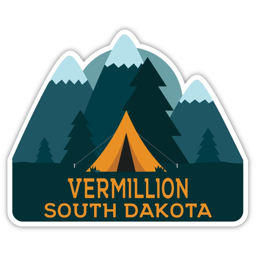 Vermillion South Dakota Souvenir Decorative Stickers (Choose theme and size) Image 1