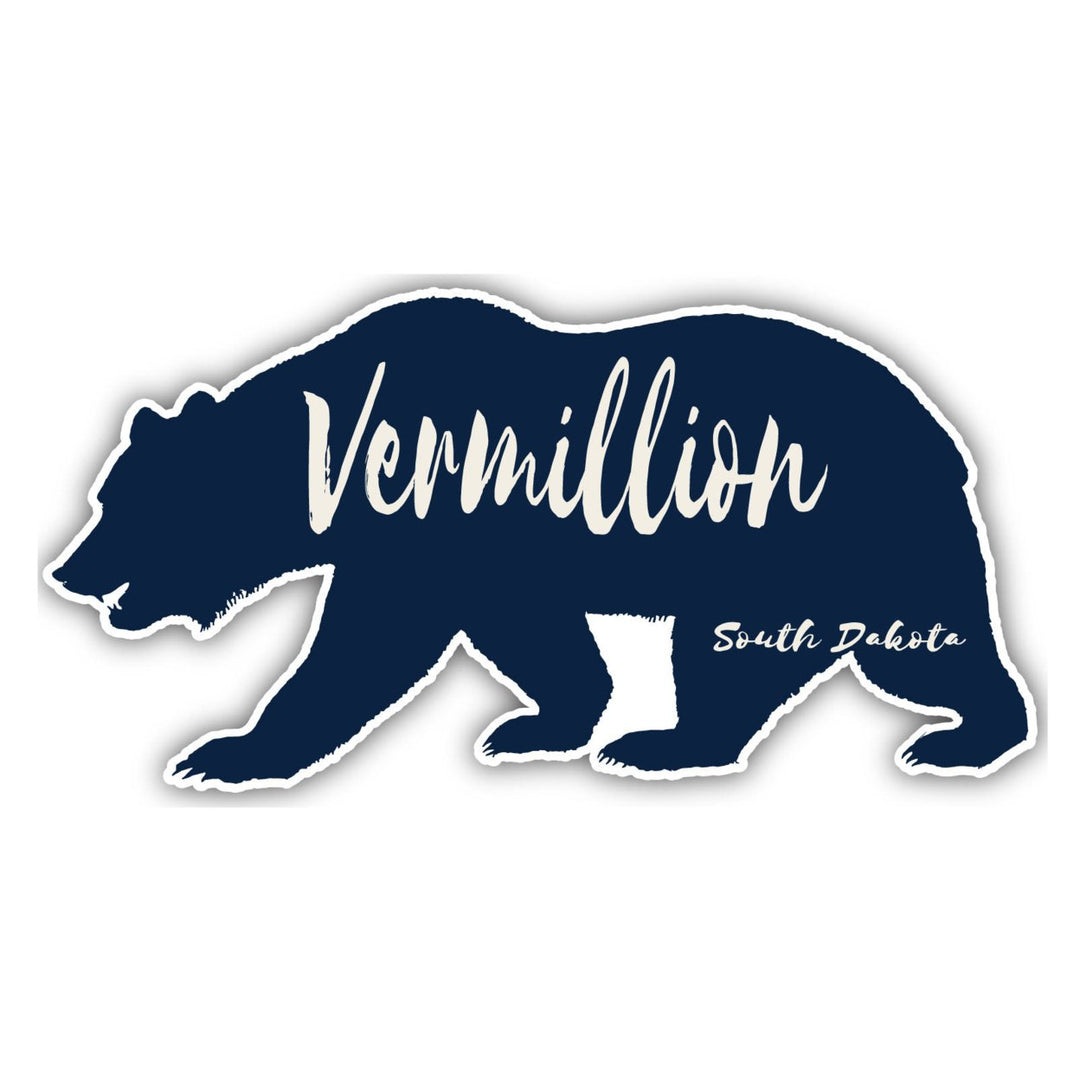 Vermillion South Dakota Souvenir Decorative Stickers (Choose theme and size) Image 1