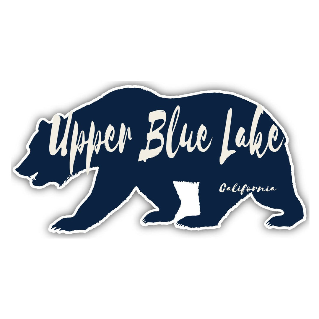 Upper Blue Lake California Souvenir Decorative Stickers (Choose theme and size) Image 1