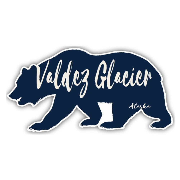 Valdez Glacier Alaska Souvenir Decorative Stickers (Choose theme and size) Image 1