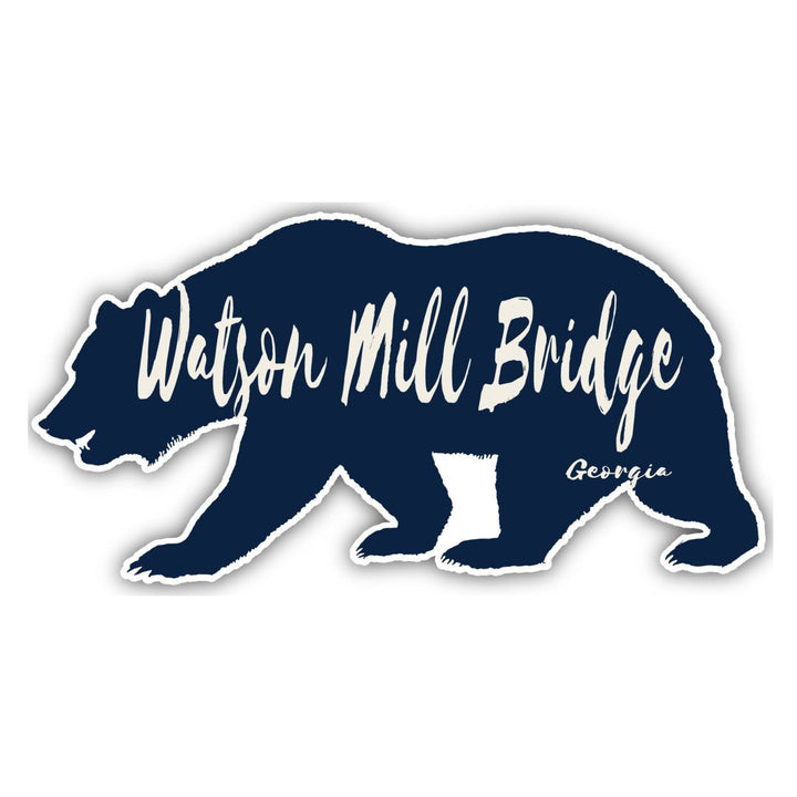 Watson Mill Bridge Georgia Souvenir Decorative Stickers (Choose theme and size) Image 1