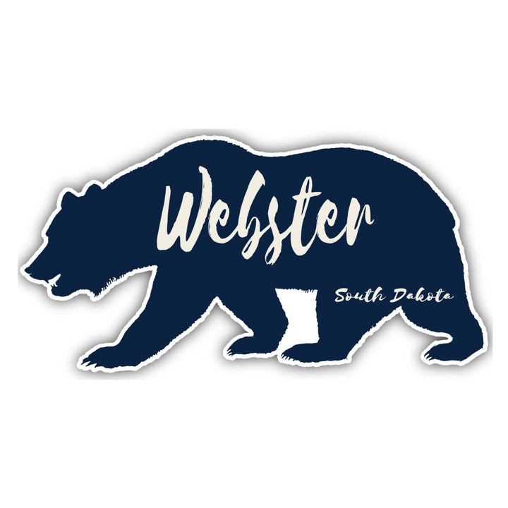 Webster South Dakota Souvenir Decorative Stickers (Choose theme and size) Image 1