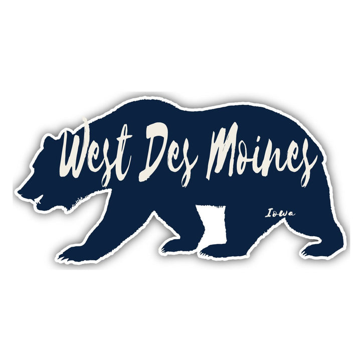 West Des Moines Iowa Souvenir Decorative Stickers (Choose theme and size) Image 1