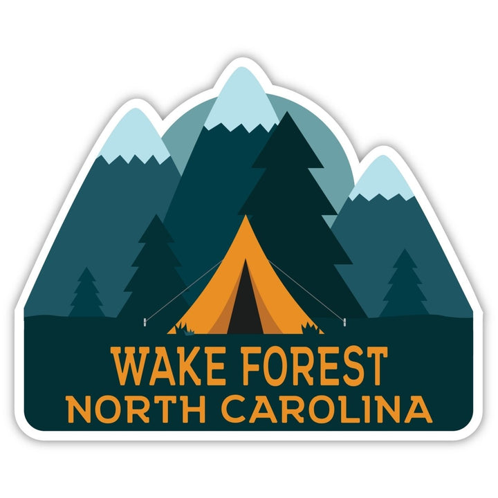 Wake Forest North Carolina Souvenir Decorative Stickers (Choose theme and size) Image 1