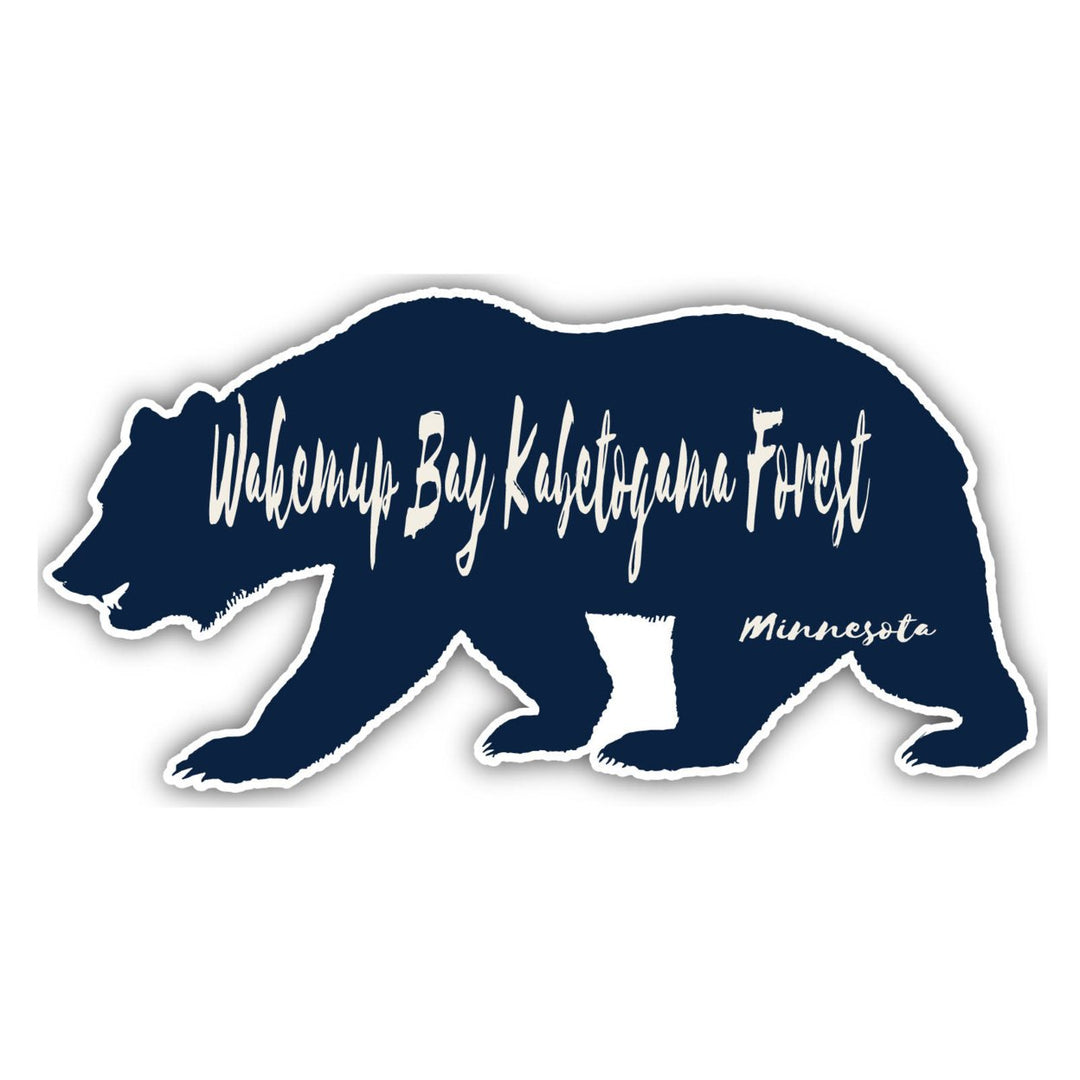 Wakemup Bay Kabetogama Forest Minnesota Souvenir Decorative Stickers (Choose theme and size) Image 1