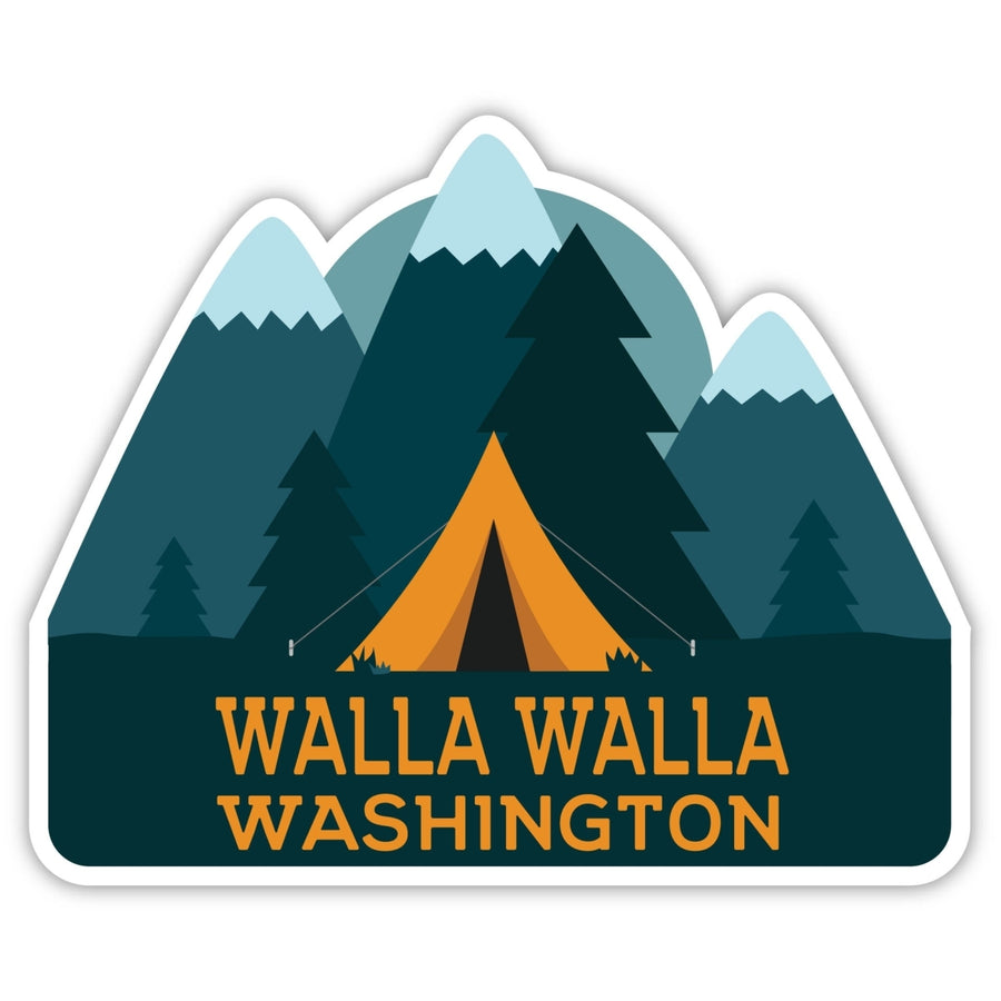 Walla Walla Washington Souvenir Decorative Stickers (Choose theme and size) Image 1