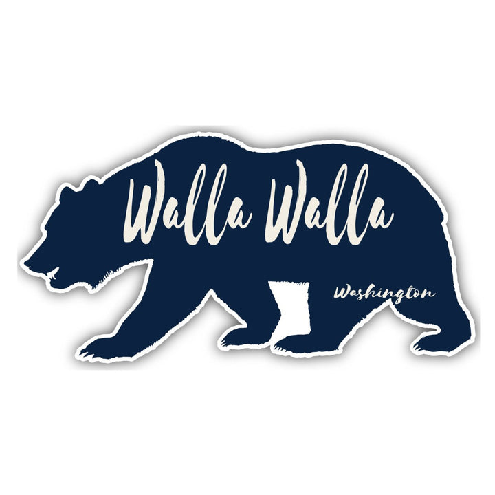 Walla Walla Washington Souvenir Decorative Stickers (Choose theme and size) Image 1