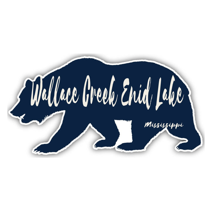 Wallace Creek Enid Lake Mississippi Souvenir Decorative Stickers (Choose theme and size) Image 1