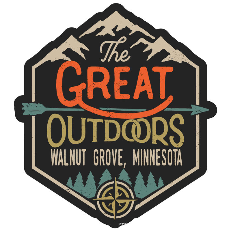 Walnut Grove Minnesota Souvenir Decorative Stickers (Choose theme and size) Image 1