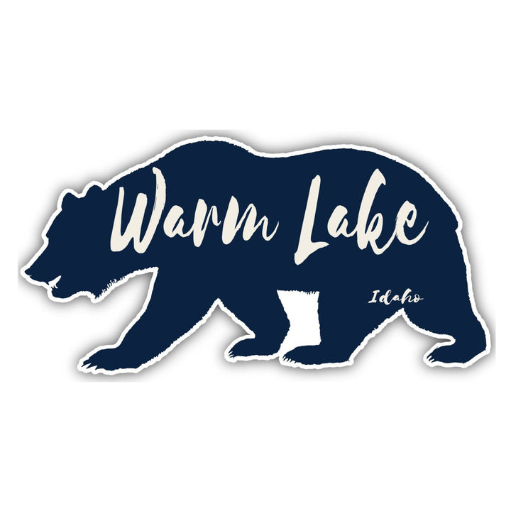 Warm Lake Idaho Souvenir Decorative Stickers (Choose theme and size) Image 1