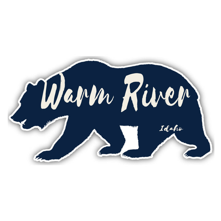 Warm River Idaho Souvenir Decorative Stickers (Choose theme and size) Image 1