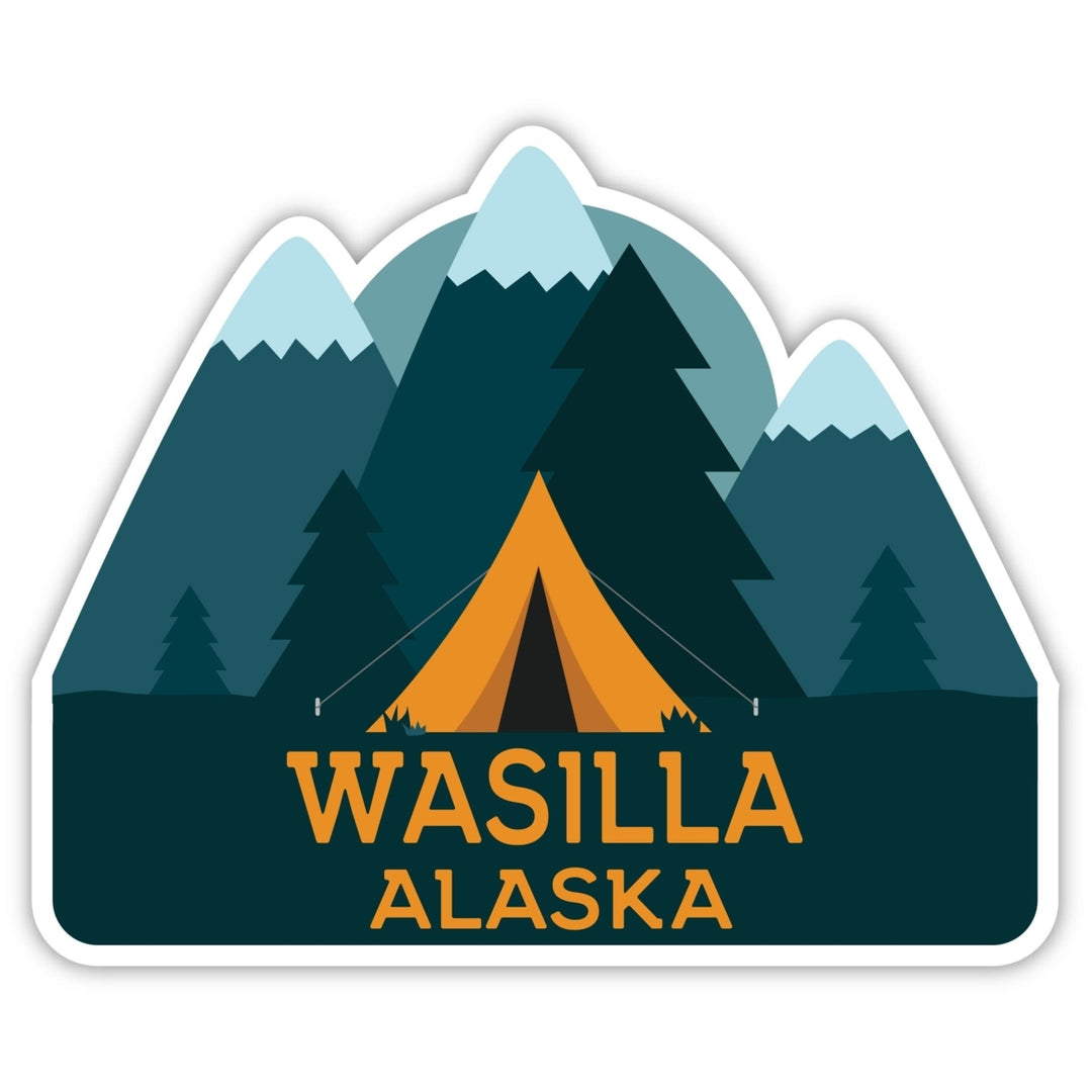 Wasilla Alaska Souvenir Decorative Stickers (Choose theme and size) Image 1