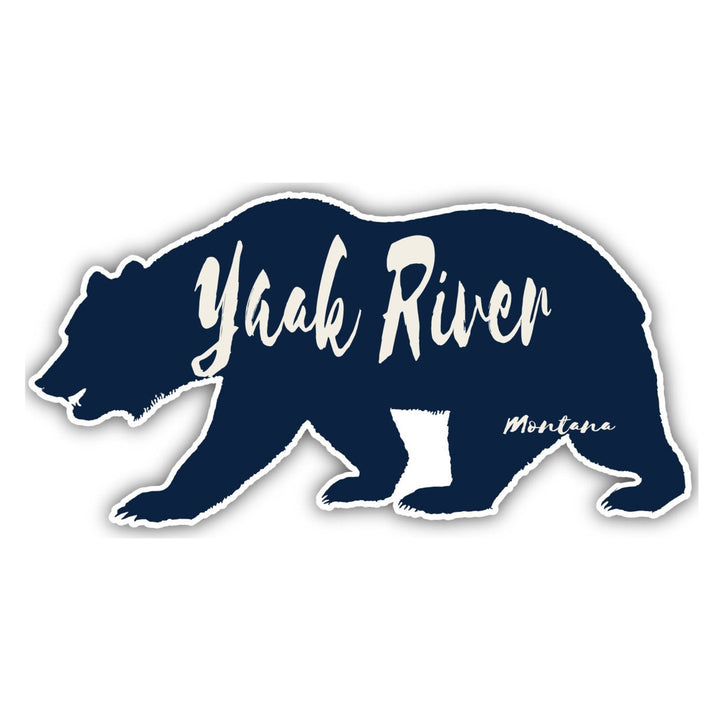 Yaak River Montana Souvenir Decorative Stickers (Choose theme and size) Image 1