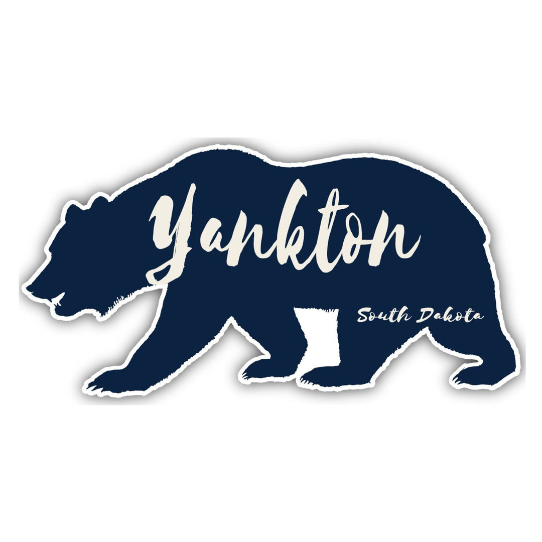 Yankton South Dakota Souvenir Decorative Stickers (Choose theme and size) Image 1