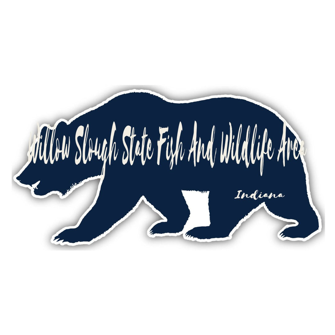 Willow Slough State Fish and Wildlife Area Indiana Souvenir Decorative Stickers (Choose theme and size) Image 1