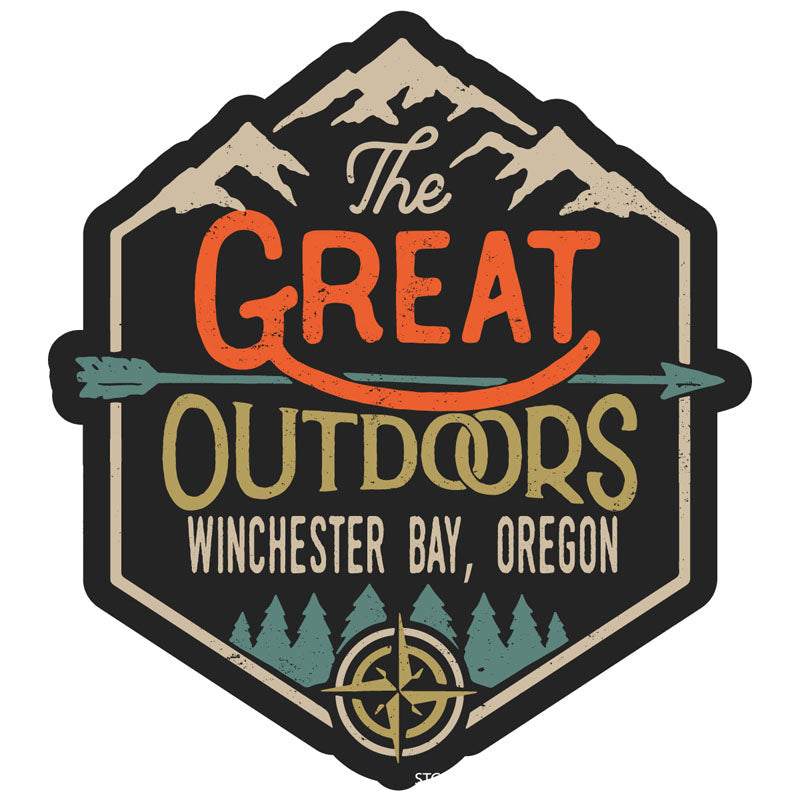 Winchester Bay Oregon Souvenir Decorative Stickers (Choose theme and size) Image 1