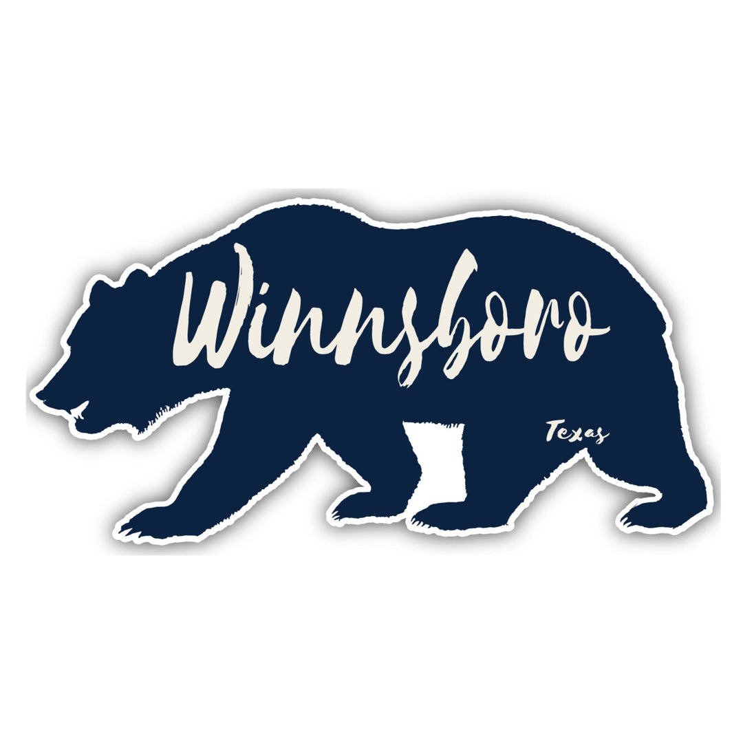 Winnsboro Texas Souvenir Decorative Stickers (Choose theme and size) Image 1