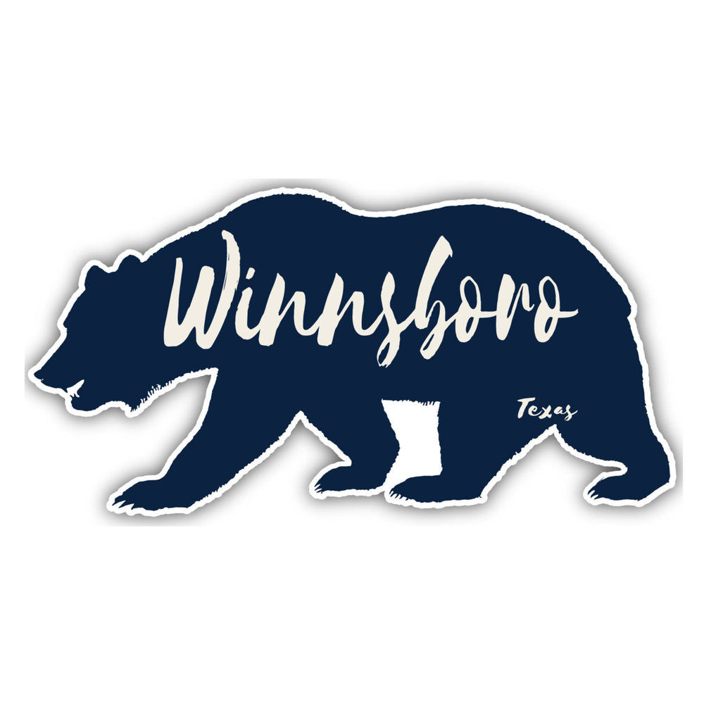 Winnsboro Texas Souvenir Decorative Stickers (Choose theme and size) Image 2