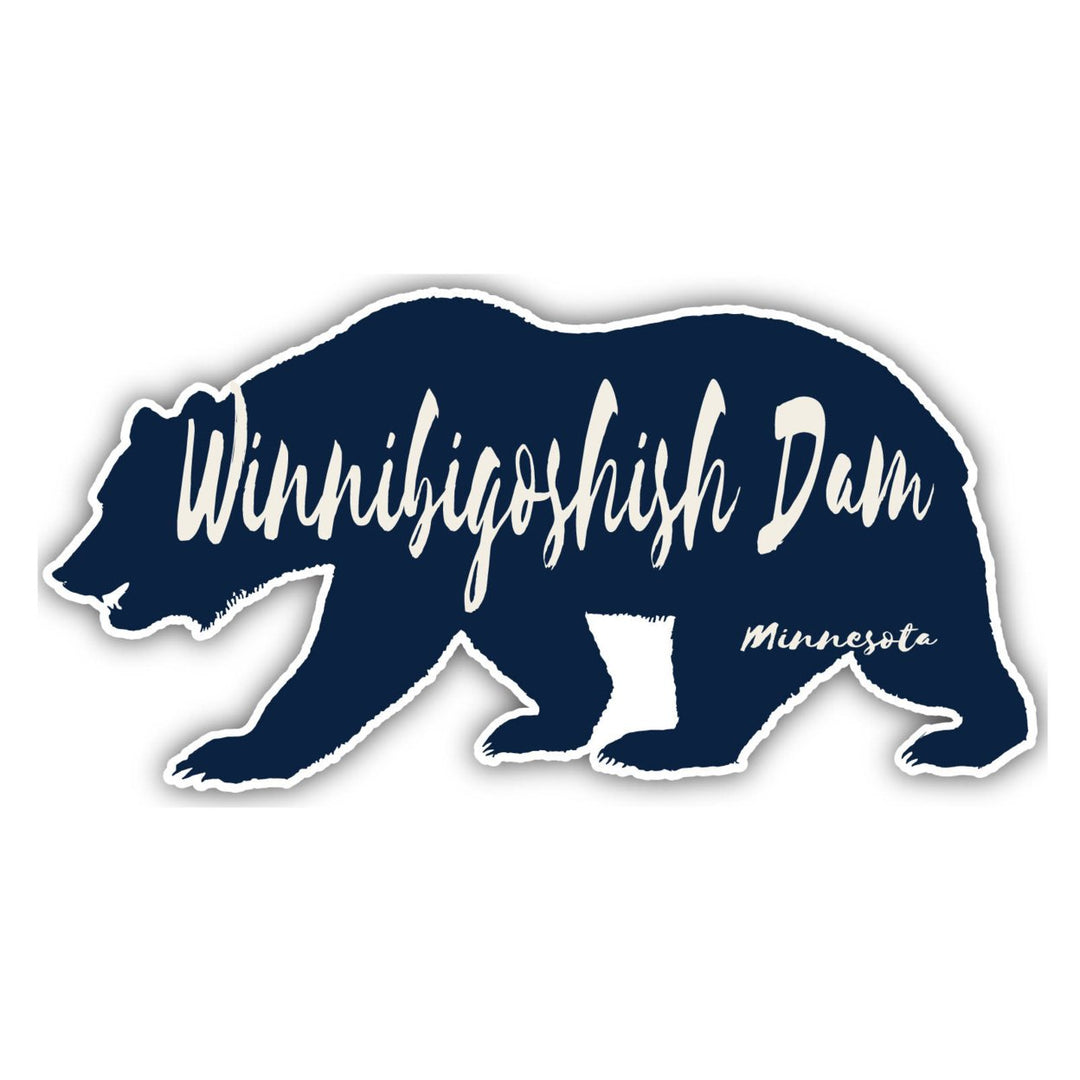 Winnibigoshish Dam Minnesota Souvenir Decorative Stickers (Choose theme and size) Image 1