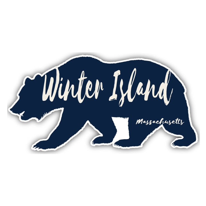 Winter Island Massachusetts Souvenir Decorative Stickers (Choose theme and size) Image 1
