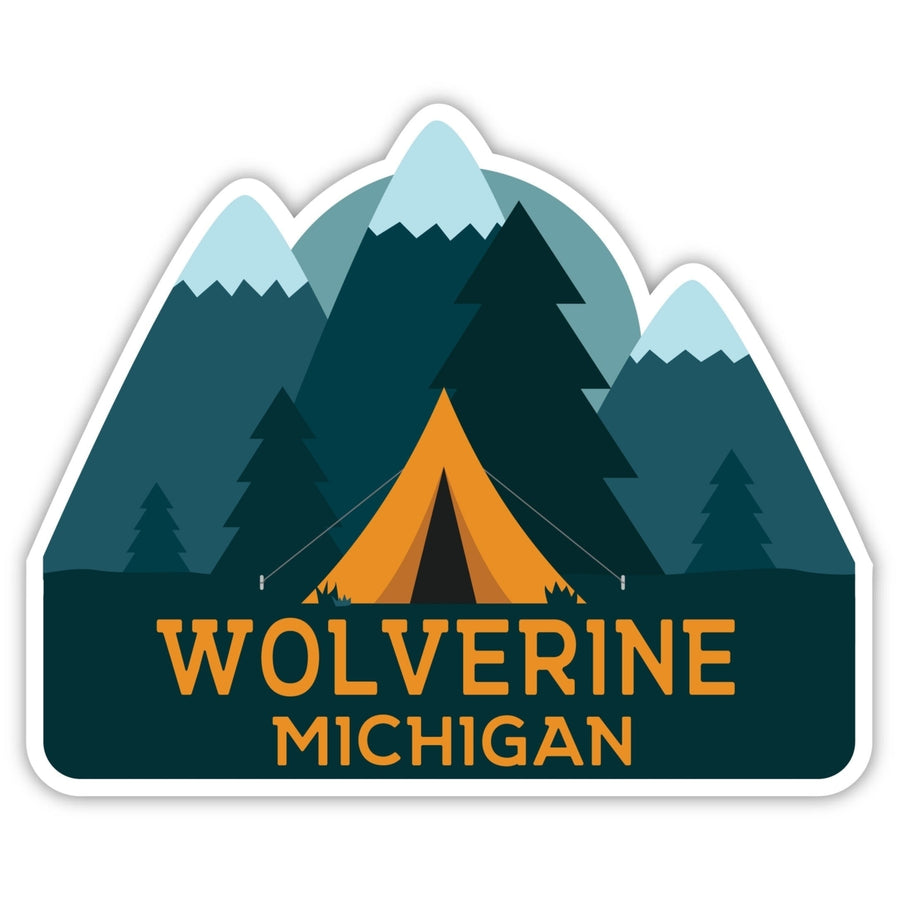 Wolverine Michigan Souvenir Decorative Stickers (Choose theme and size) Image 1