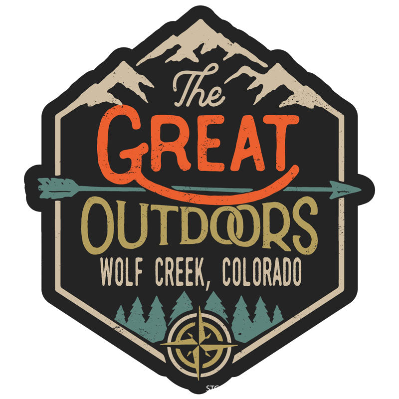 Wolf Creek Colorado Souvenir Decorative Stickers (Choose theme and size) Image 3