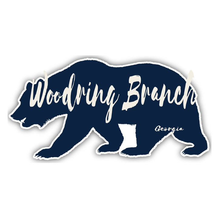 Woodring Branch Georgia Souvenir Decorative Stickers (Choose theme and size) Image 1