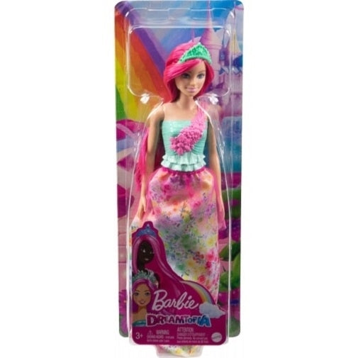 Barbie Dreamtopia Princess Doll with Dark-Pink Hair Image 1