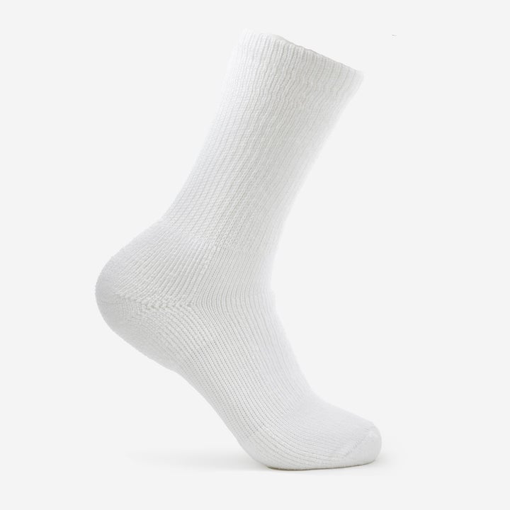 Thorlos Unisex Walking Moderate Cushion Crew Sock White - WX-004 WHITE Image 3