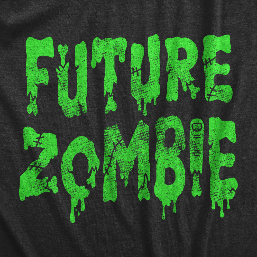 Mens Future Zombie T Shirt Funny Spooky Slimey Undead Zombies Tee For Guys Image 2