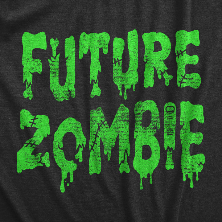 Mens Future Zombie T Shirt Funny Spooky Slimey Undead Zombies Tee For Guys Image 2