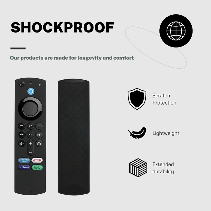 Shockproof Protective Silicone Case Compatible with Alexa Voice Remote for Fir TV Stick 3rd Gen (2021) Fir TV Stick 4K Image 2