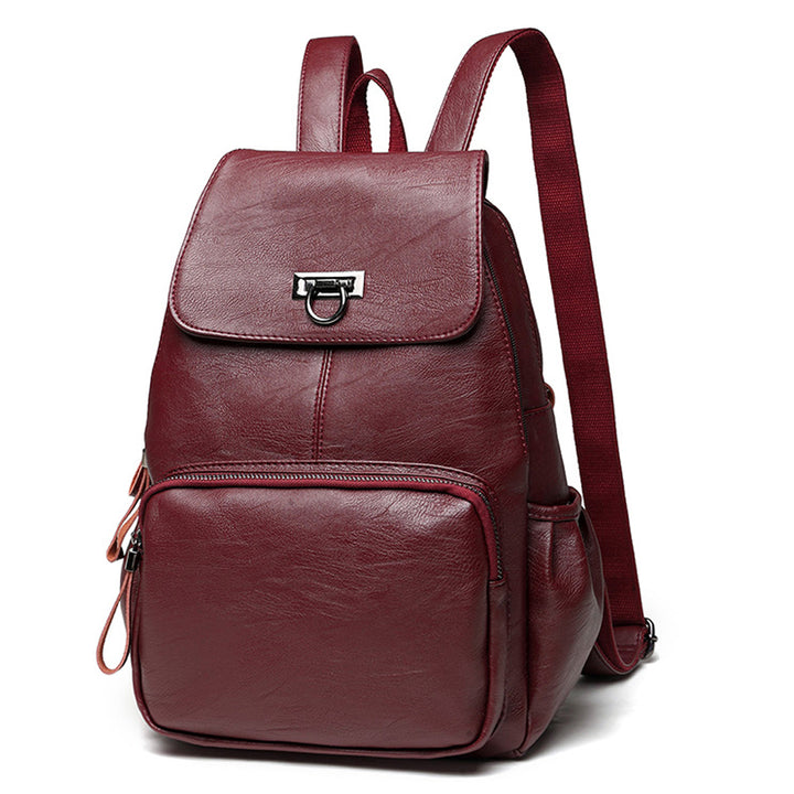navor Backpack for Girls & Women Waterproof Daypack Casual Convertible Business,Travel Leather Backpack & Handbag Image 1