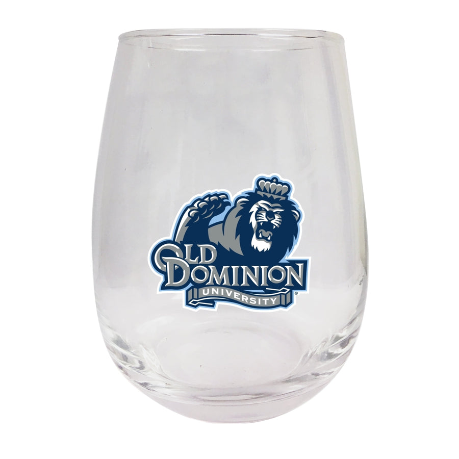 Old Dominion Monarchs Stemless Wine Glass - 9 oz.  Officially Licensed NCAA Merchandise Image 1