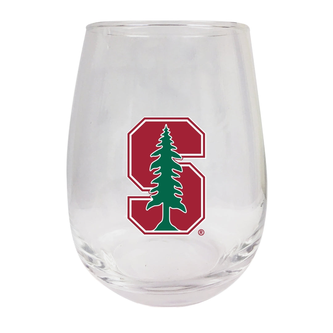 Stanford University Stemless Wine Glass - 9 oz. Officially Licensed NCAA Merchandise Image 1