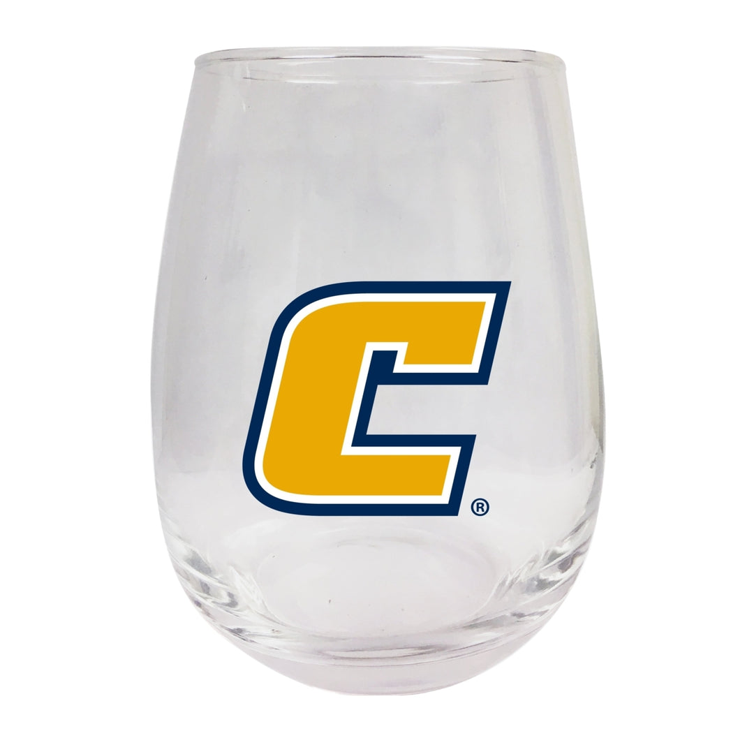 University of Tennessee at Chattanooga Stemless Wine Glass - 9 oz. Officially Licensed NCAA Merchandise Image 1