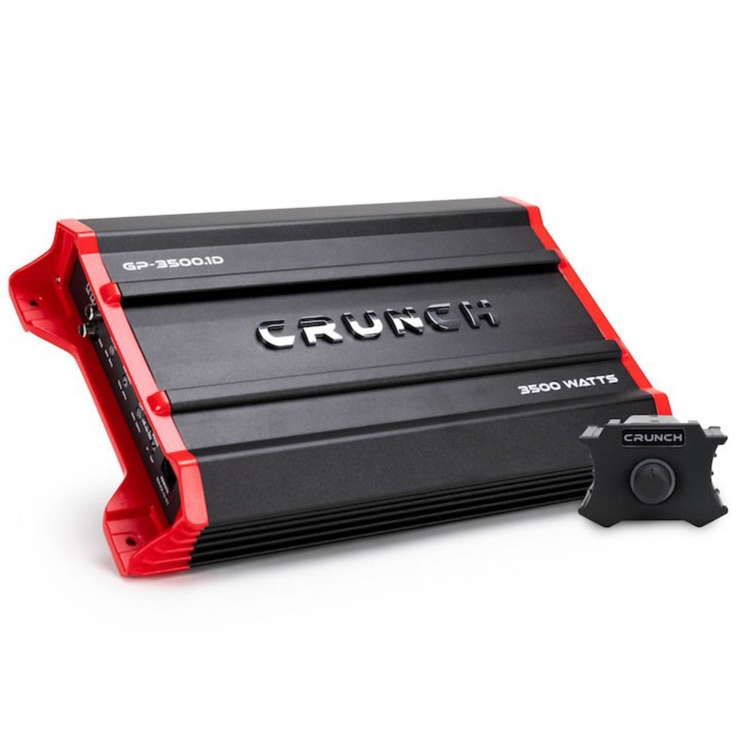 Crunch GP-3500.1D Mono Car Amplifier 3500 Watt Class D 1 Ohm with Bass Remote Image 4